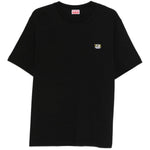 T-shirt con applicazione ricamata in nero Kenzo - uomo 