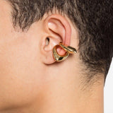 Ear cuff a goccia in oro Panconesi - unisex 