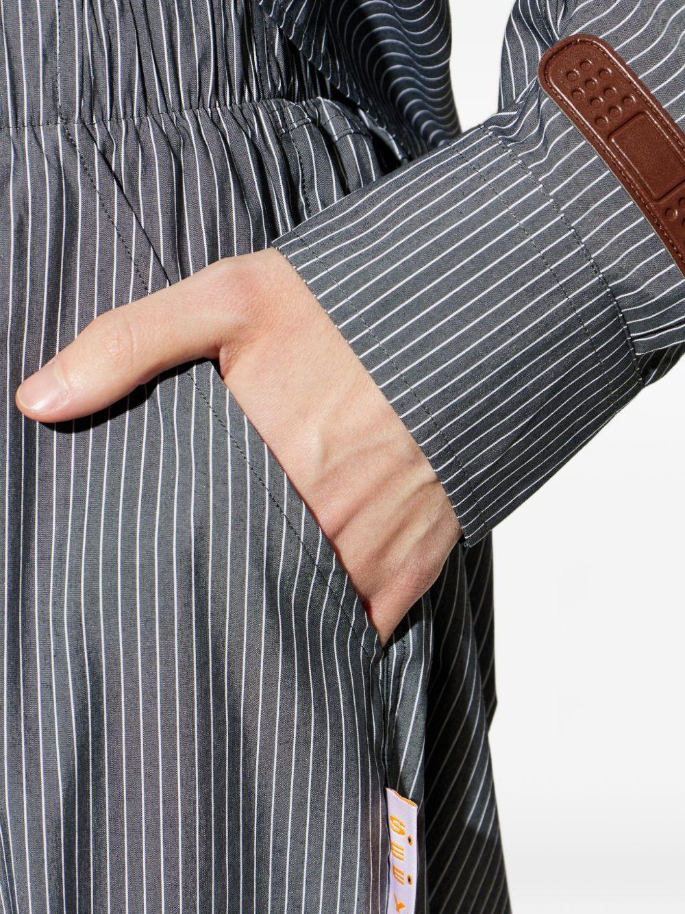 Pantaloni a righe in nero Pdf - uomo 
