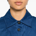 Giacca-camicia con tasche pomposa in blu Maxmara weekend - donna 