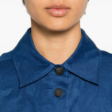 Giacca-camicia con tasche pomposa in blu Maxmara weekend - donna 