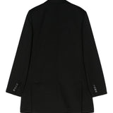 Giacca doppiopetto levico in nero - donna 