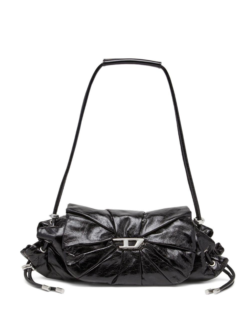 Borsa a spalla Scrunch-D in nero  Diesel - donna 