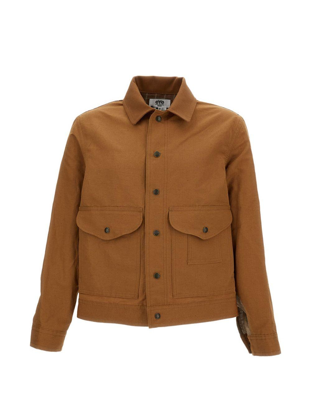 Giacca a quadri in marrone Junya watanabe - uomo 