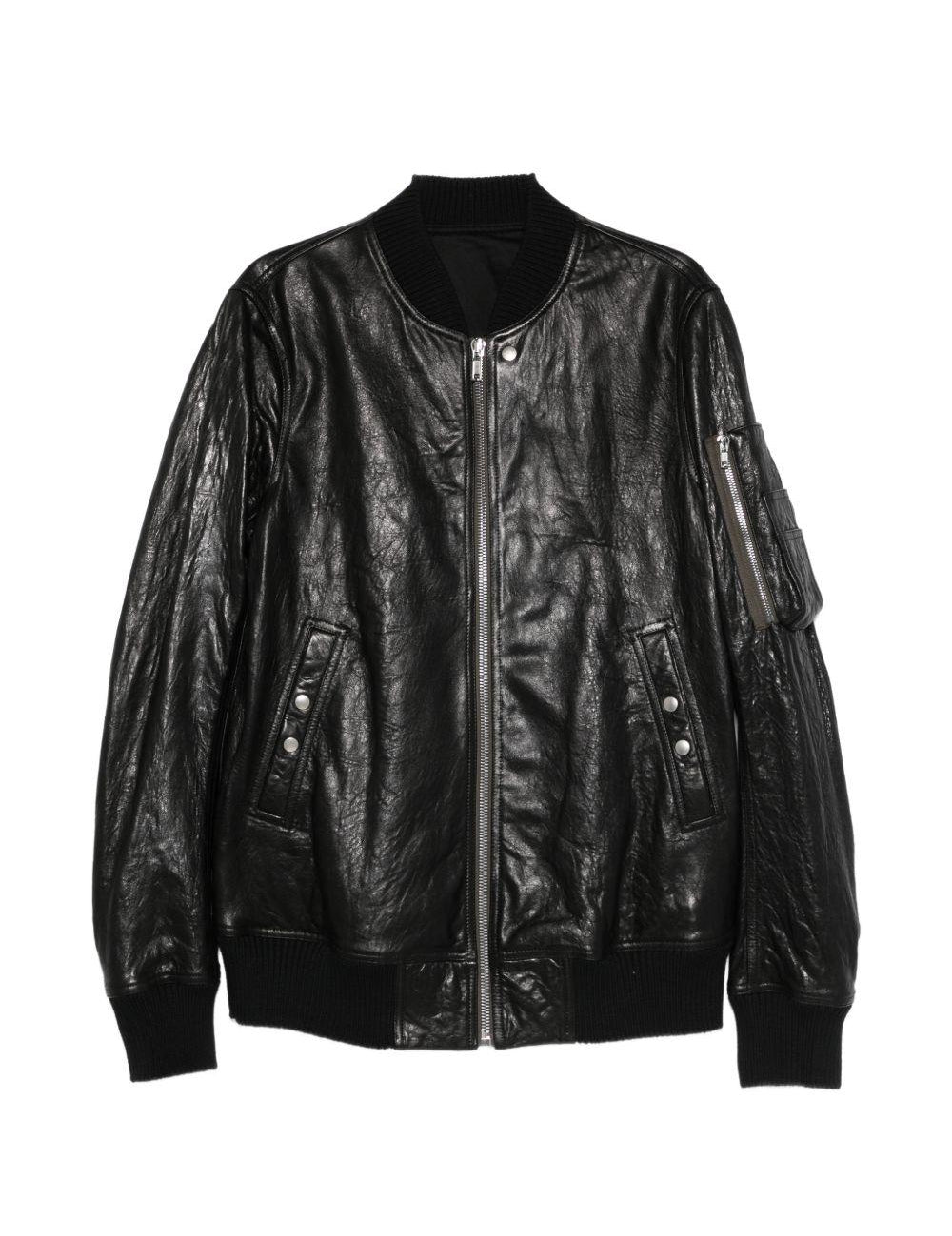 Bomber Classic Flight in nero Rick Owens - uomo 