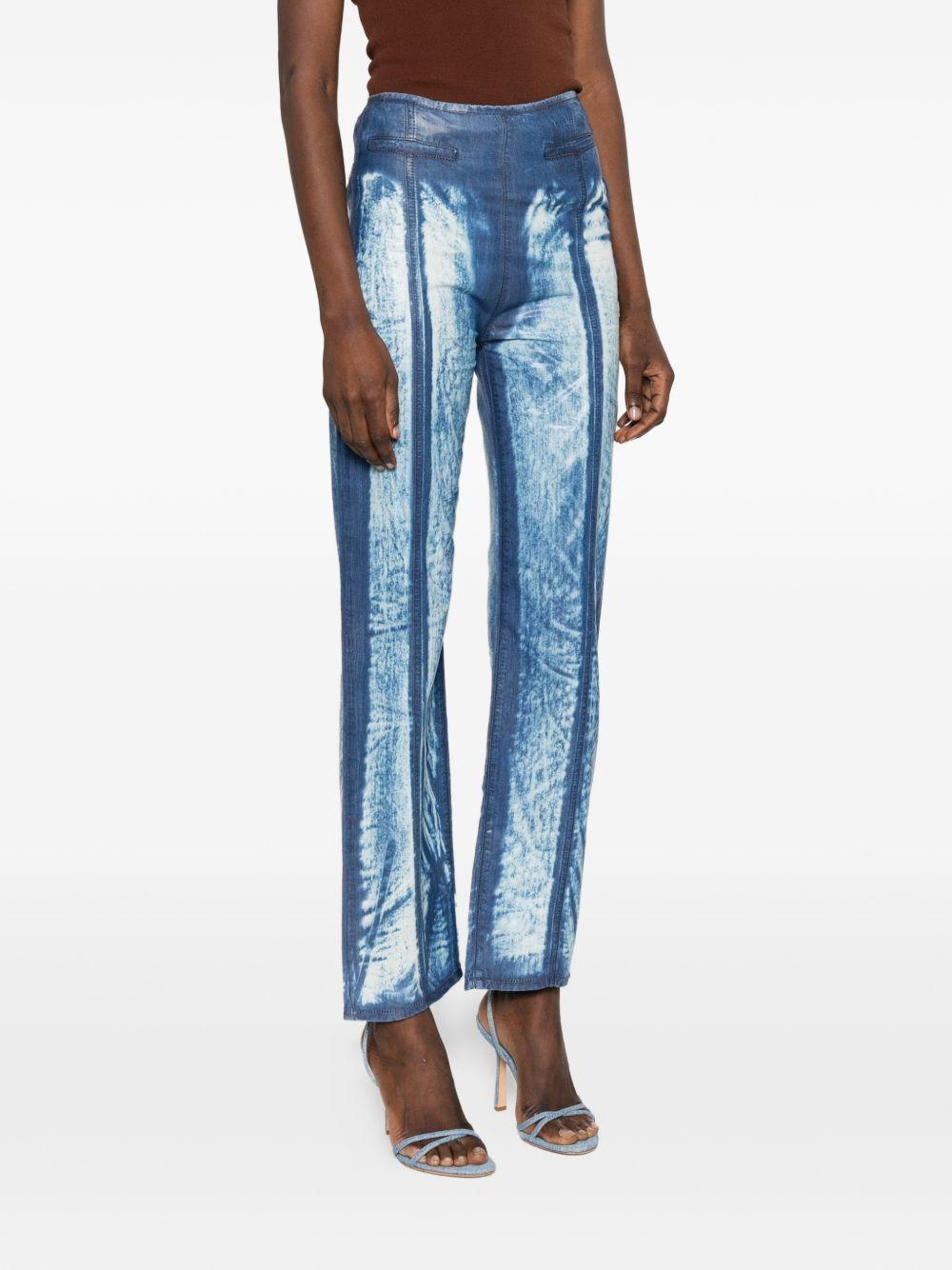 Jeans a pannelli in blu Diesel - donna 