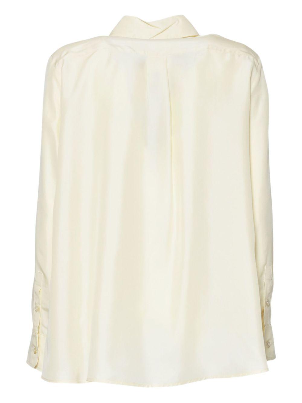 Camicia in seta pamir in avorio Maxmara weekend - donna 