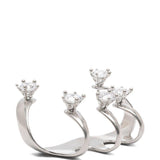 Bracciale da mano con diamanti in argento Panconesi - unisex 