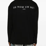 Felpa girocollo Mask Crosses in nero Ih nom uh nit - uomo 