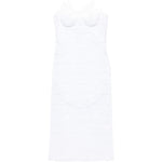 Abito in pizzo con ferretto in bianco Oséree - donna 