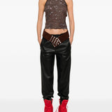 Pantaloni con zip in nero Diesel - donna 