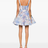 Abito corto Rebellion in blu Zimmermann - donna 
