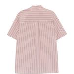 Camicia a maniche corte a righe in rosa Simkhai - uomo 