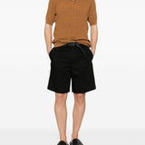Pantaloncini con parte anteriore piatta in nero Zegna - uomo 