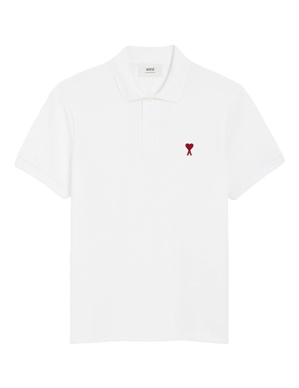 Polo Ami de Coeur in bianco 