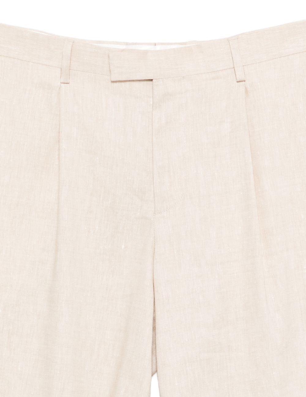Bermuda con pieghe in beige Lardini - uomo 