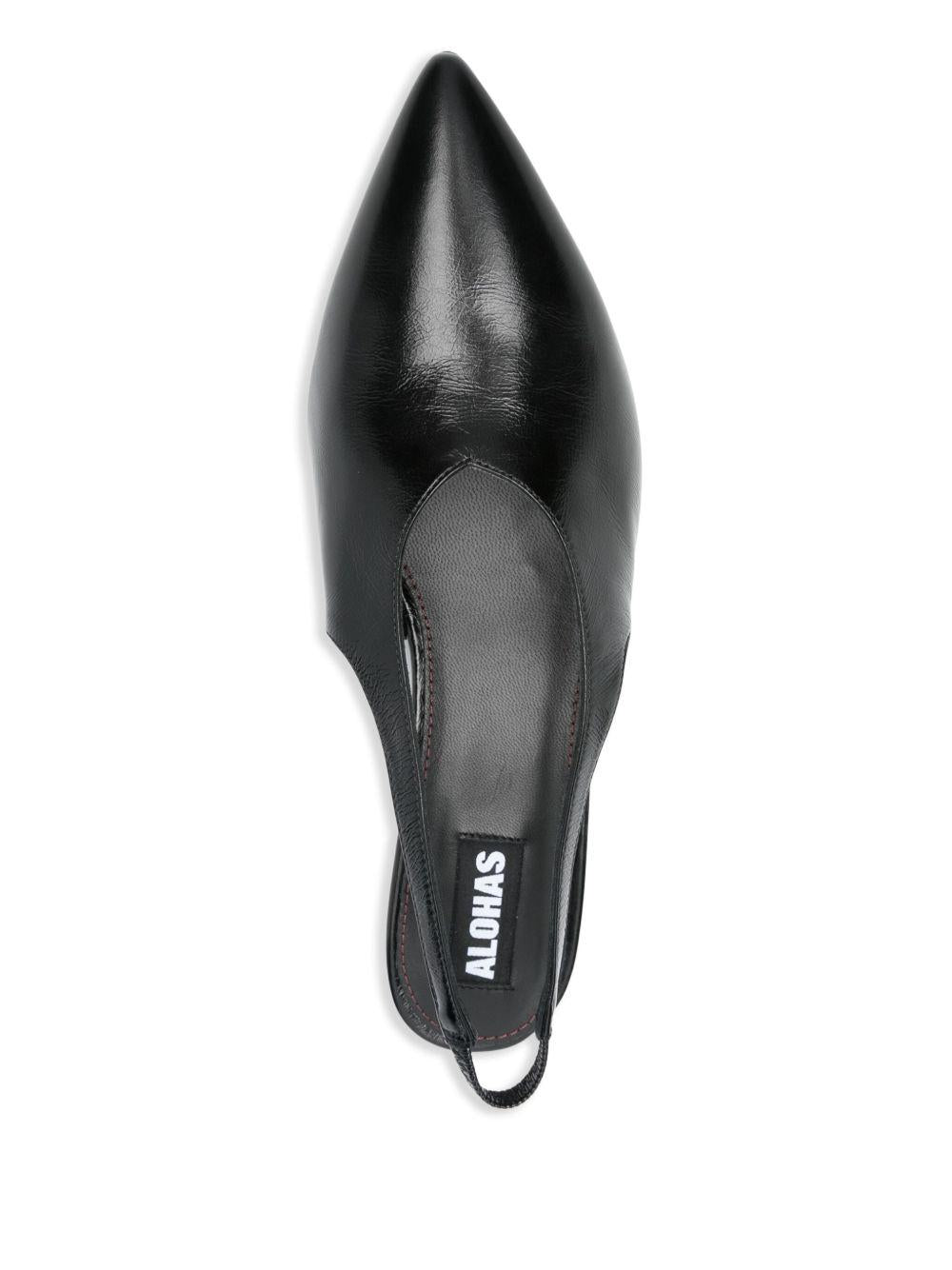 Decollete in pelle eros  in nero Alohas - donna 