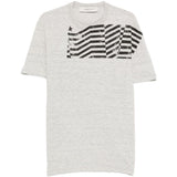 T-shirt a manica corta in grigio Golden goose - unisex 