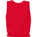 Canotta in maglia con dettaglio a fiocco in rosso Shushu/tong - donna 