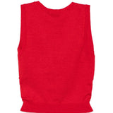 Canotta in maglia con dettaglio a fiocco in rosso Shushu/tong - donna 