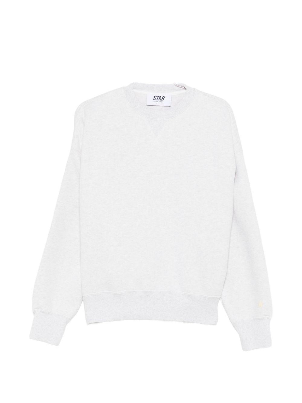 Felpa doppio strato star in bianco Golden goose - unisex 