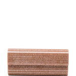 Clutch sweetie con logo in rosa Jimmy choo - donna 