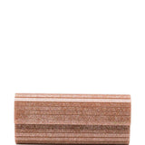 Clutch sweetie con logo in rosa Jimmy choo - donna 