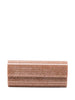 Clutch sweetie con logo in rosa Jimmy choo - donna