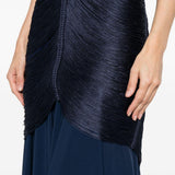 Abito lungo con frange in blu Bless - donna 