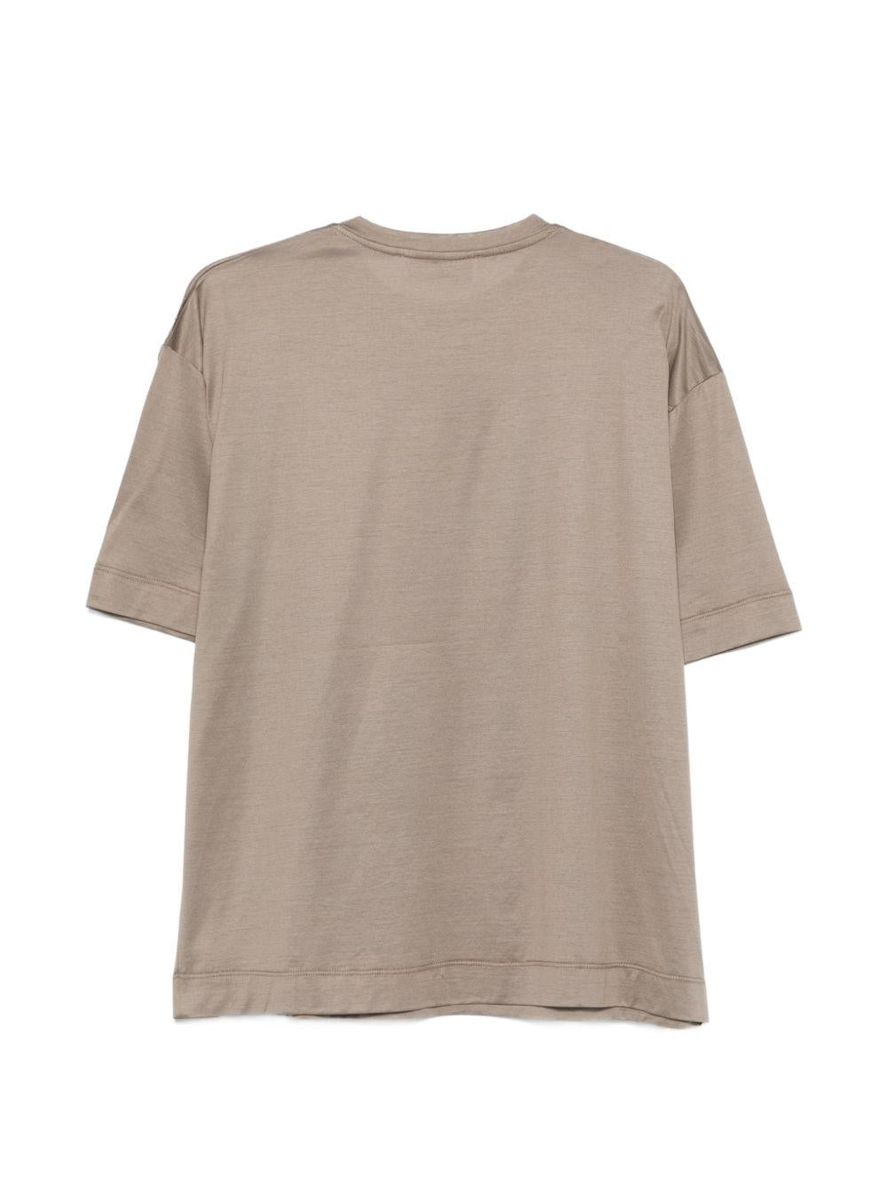 T-shirt a maniche corte in grigio Costumein - uomo 