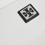 Canotta con applicazione in bianco Tory burch - donna 