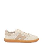 Sneakers con logo in beige chiaro Hogan - donna 