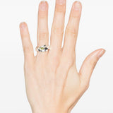 Anello bear ring con pietra in argento Yvmin - donna 