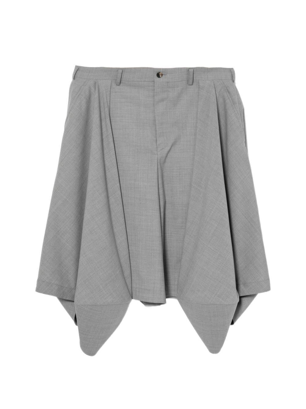 Bermuda con risvolto in grigio COMME DES GARCONS HOMME PLUS - uomo 