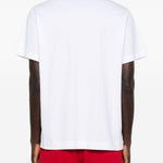 T-shirt con stampa floreale in bianco Simone rocha - uomo 