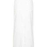Gonna lunga ronald in bianco loulou de saison - donna 