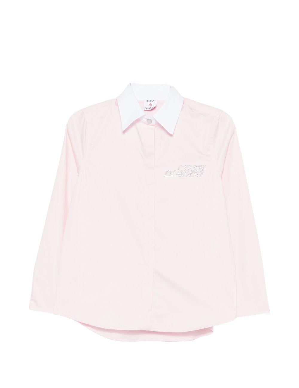 Camicia a maniche lunghe in rosa Casablanca - donna 