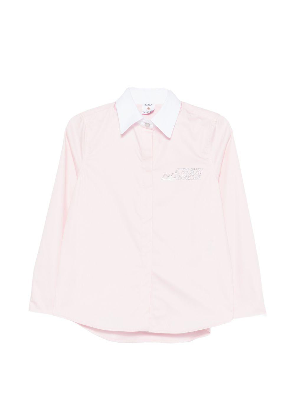 Camicia a maniche lunghe in rosa Casablanca - donna 
