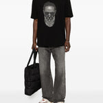 T-shirt con stampa in nero Ih nom uh nit - uomo 
