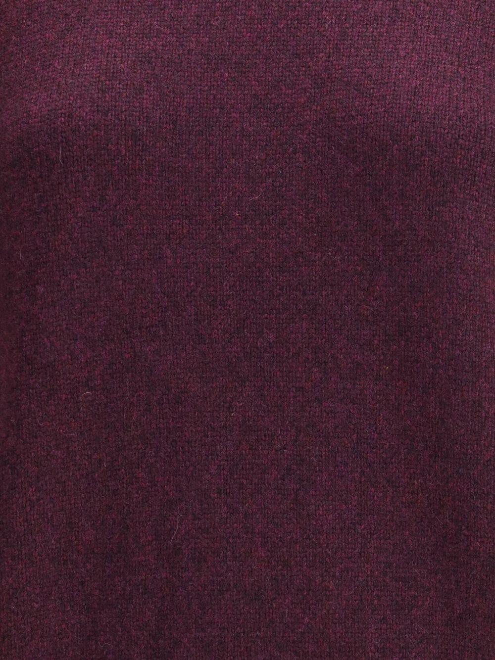 Maglione a girocollo wolfe in viola Khaite - donna 