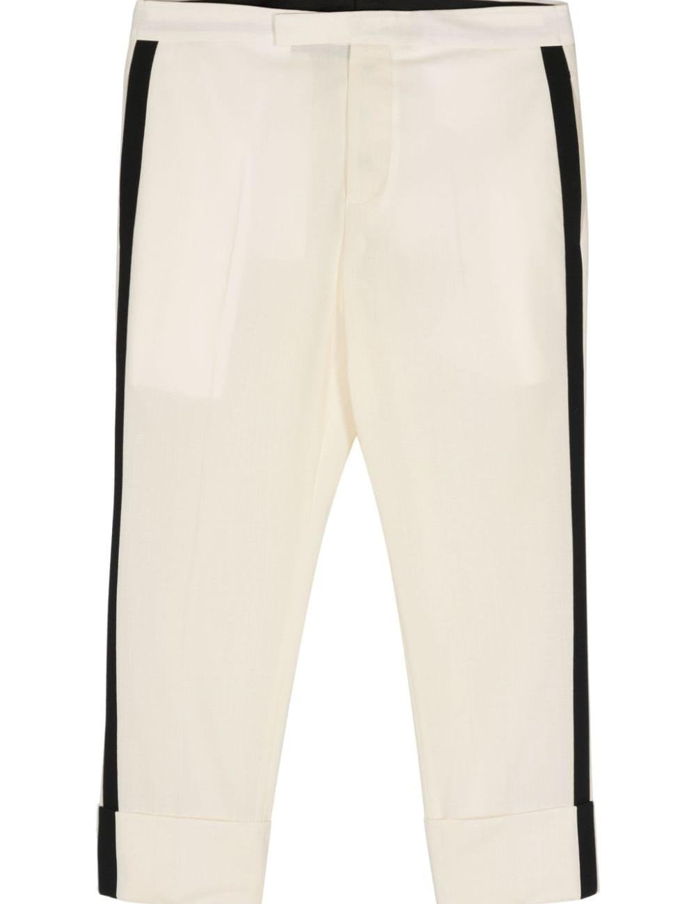 Pantaloni sartoriali in bianco Sapio - uomo 