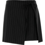 Minigonna a righe fatti in nero Maxmara sportmax - donna 