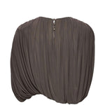 Top con ruches in marrone Magda butrym - donna 