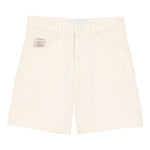 Pantaloncini in jeans di cotone in avorio Ami paris - donna 