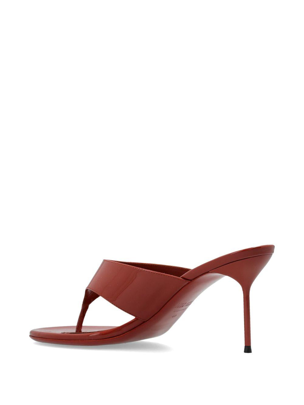 Mules Lidia in pelle verniciata in rosso Paris texas - donna 