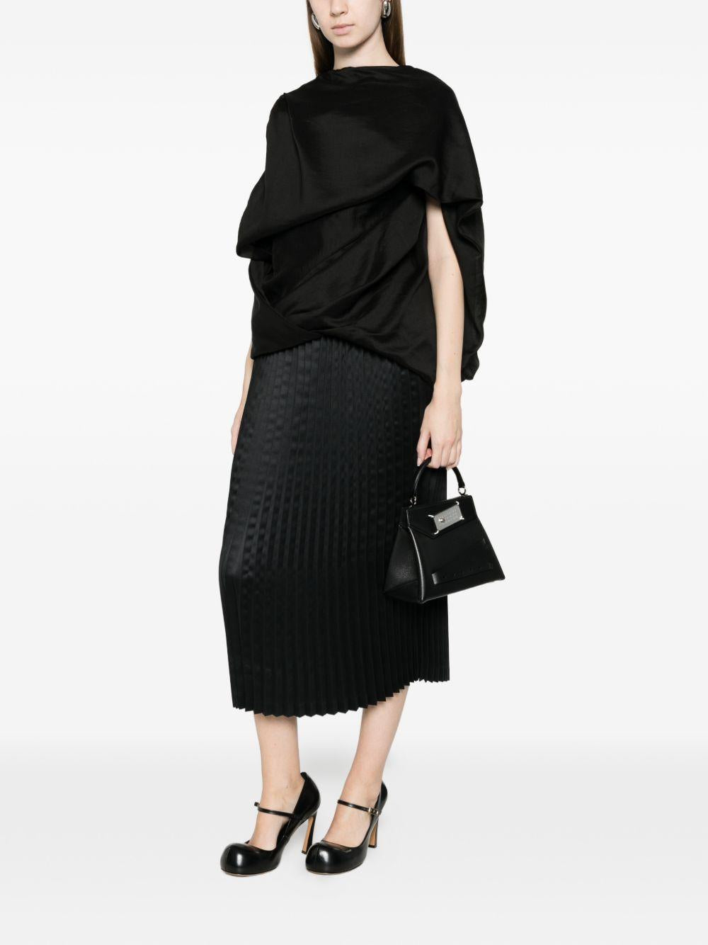 Gonna a pieghe in nero Comme Des Garçons Comme Des Garçons - donna 