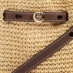 Borsa a mano Romy in beige Tory Burch - donna 