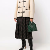 Giacca in shearling in bianco Toteme - donna 