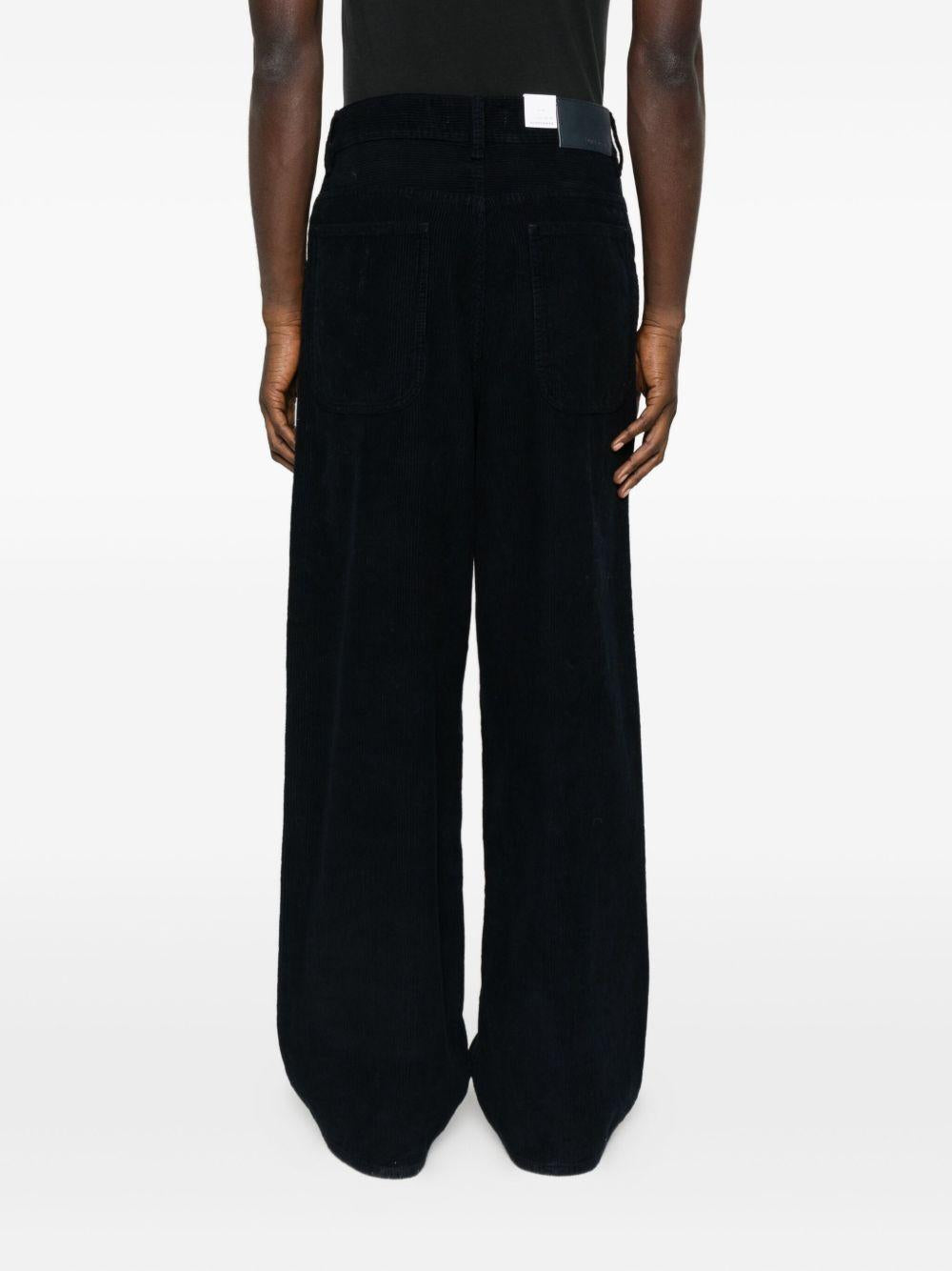 Pantaloni corduroy in blu scuro Sunflower - uomo 