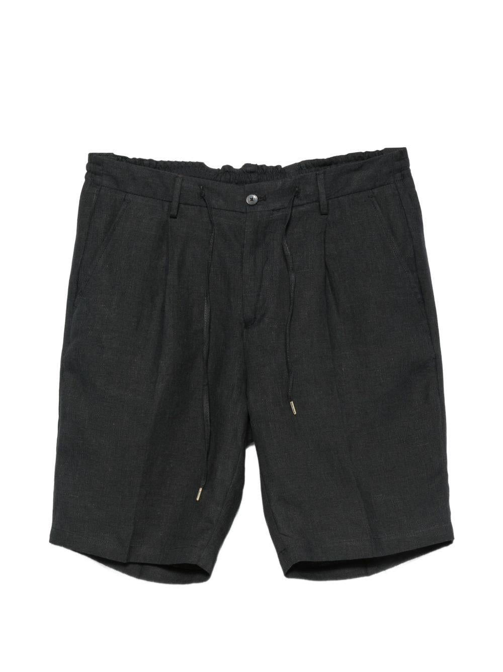 Pantaloncini chino a pieghe in nero Briglia 1949 - uomo 